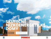 Tablet Screenshot of prinex.cz